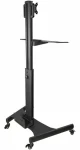 StarTech Mobilní pracovní stanice na kolečkách / Pracovní stanice / Nosnost 8 kg / Náklon -30° až 30° / Otočná 360° (WKSTNCART)