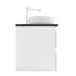 Koupelnová skříňka s umyvadlem SAT B-Way 119x50x45 cm bílá lesk BWAY2120WTK2BB BWAY2120WTK2BB