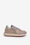 Dámské tenisky na platformě Memory Foam Big Star Platform Beige Velikost: 40