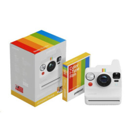 Polaroid Now+ Gen 3 White Bundle with Color Film (8 photos) EDF_1138346