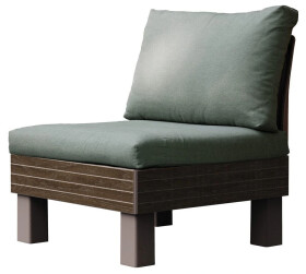 KETER ELEMENTS SIGNATURE zahradní plastové křeslo - walnut