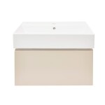 Koupelnová skříňka s umyvadlem SAT Feel 60x30x46 cm pískově béžová mat SATFEEL60BEU2 SATFEEL60BEU2