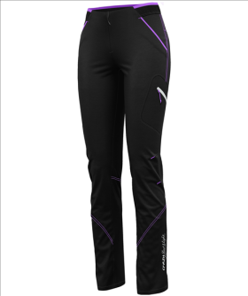 CRAZY Pant Ionic Light Woman, Black-Lilla velikost: 40