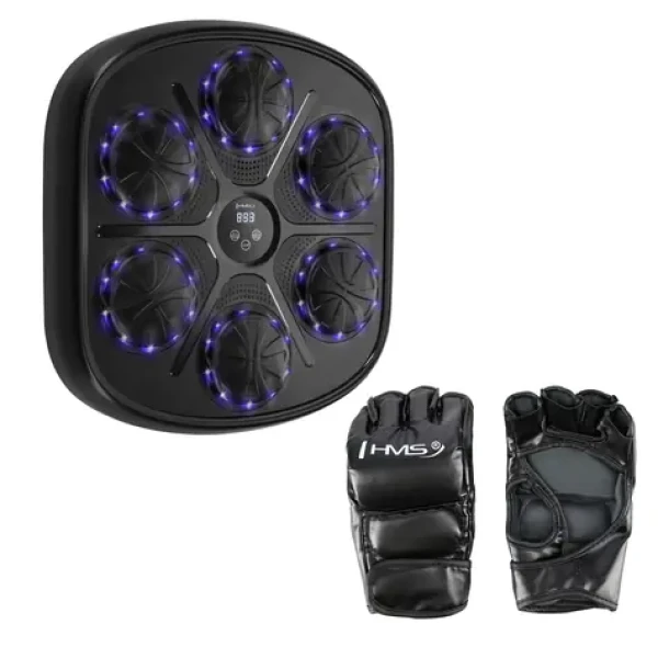 HMS TB03 Elektronický boxerský terč s LED / Bluetooth a rukavicemi (Music Boxing Machine) (5908261682872)