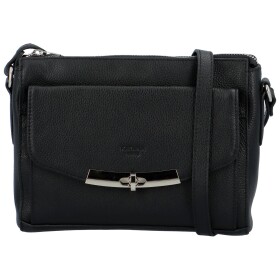 Kožená dámská crossbody Malone Katana, černá