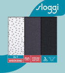 Dámské kalhotky Sloggi 24/7 Weekend Tanga C3P různé barvy BLACK