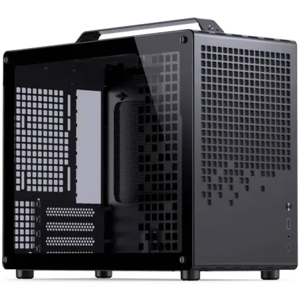Jonsplus Z20 černá / Micro-ATX / 1x USB-A 3.2 / 1x USB-C 3.2 / průhledná bočnice (Z20 BLACK)