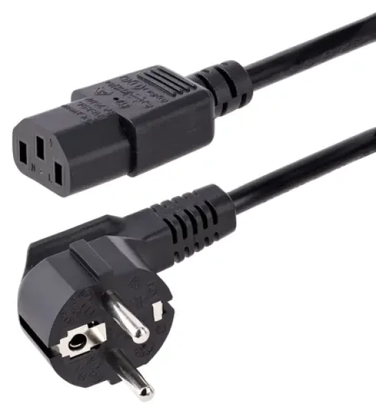 StarTech Napájecí kabel Schuko - C13 černá / Napájecí kabel / 1 m / 250 V / 10 A (713E-1M-POWER-CORD)