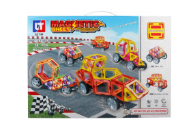 Magnetická stavebnice - Magnetic sheet 58 dílků - EPEE