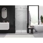 MEXEN - Exo sprchové dveře křídlové 105, transparent, chrom 819-105-000-01-00