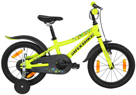 Dětské kolo MAXBIKE KID 16", model 2022 - barva žlutá