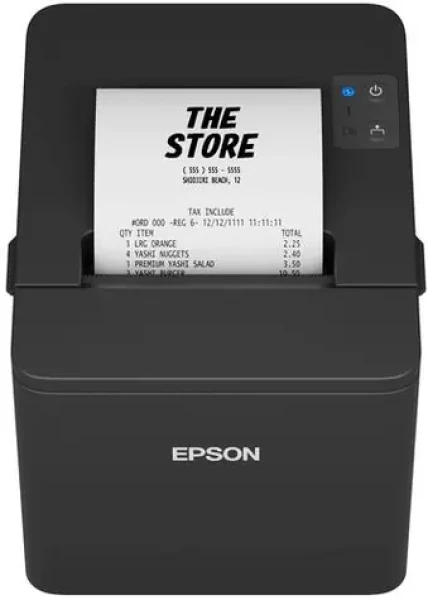 EPSON TM-T20IVI USB+RS-232+LAN černá / Pokladní termotiskárna / USB / RS-232 / LAN / řezačka / zdroj (C31CL47102)