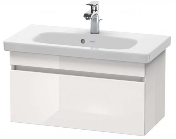 DURAVIT - DuraStyle Umyvadlová skříňka Compact, 40x73x37 cm, 1 zásuvka, lesklá bílá DS639902222