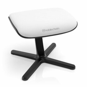 Noblechairs Footrest 2 White Edition bílá / Podnožka / PU kůže / nastavitelná / maximální sklon 45° (NBL-FR-PU-WED)