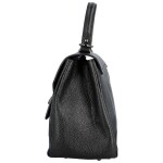 Luxusní dámská kožená kabelka do ruky Lúthien, černá