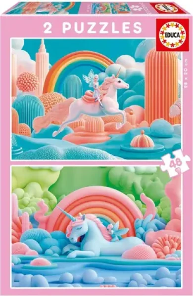 EDUCA Puzzle Magičtí jednorožci
