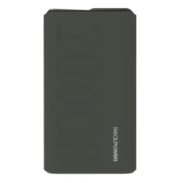 RealPower PB-20000 PD+ zelená / Powerbanka 20000 mAh / USB USB-C / 12V / 3A (4040895008244)