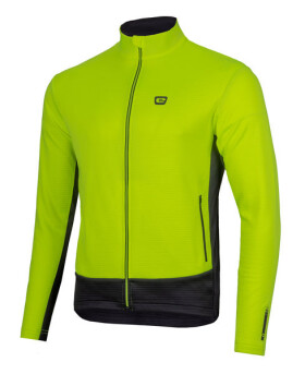 Pánská bunda/mikina ETAPE CORE 3.0, žlutá fluo/černá (materiál SuperDryntex se zateplením, velikost 3XL)