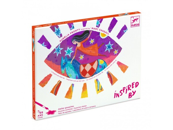 Djeco Djeco, DJ09380, Inspired by, kreativní omalovánková sada, Marc Chagall
