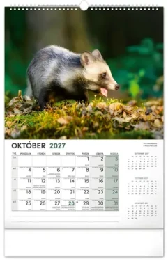 NOTIQUE Nástěnný kalendář Myslivecký 2027 / 33 × 46 cm