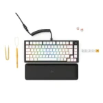 Glorious GMMK Pro Black Slate 75% TKL černá / herní klávesnice / mechanická / spínače Fox / RGB / UK Layout (GLO-GMMK-P75-FOX-ISO-B-UK)