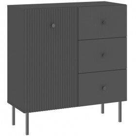 FRONTI Komoda VIENA 1D3S - antracit