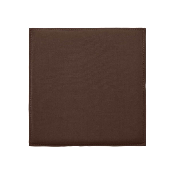 Ferm Living Podsedák Dapple Dark Chocolate 37 × 40 cm, hnědá barva, textil