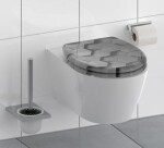 Schütte GREY HEXAGONS| Duroplast, Soft Close 4008431823928