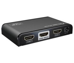 PremiumCord HDMI 2.0 splitter 1-2 porty / 4K x 2K/60Hz / FULL HD / 3D / černý (khsplit2f)