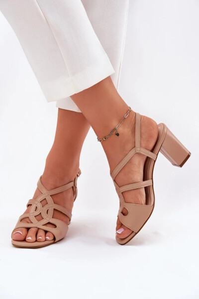 Sandály na podpatku model 212835 Step in style 38