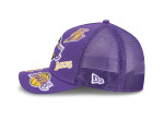 New Era Pánská kšiltovka Los Angeles Lakers NBA 9FORTY M-Crown A-Frame Trucker All Over