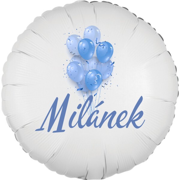 Milánek - balónek s jménem - Balonky.cz Milánek - balónek s jménem - Balonky.cz