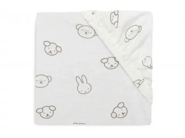 Jollein Prostěradlo napínací 120x60 cm Miffy Friends 1 ks (511-507-68047)