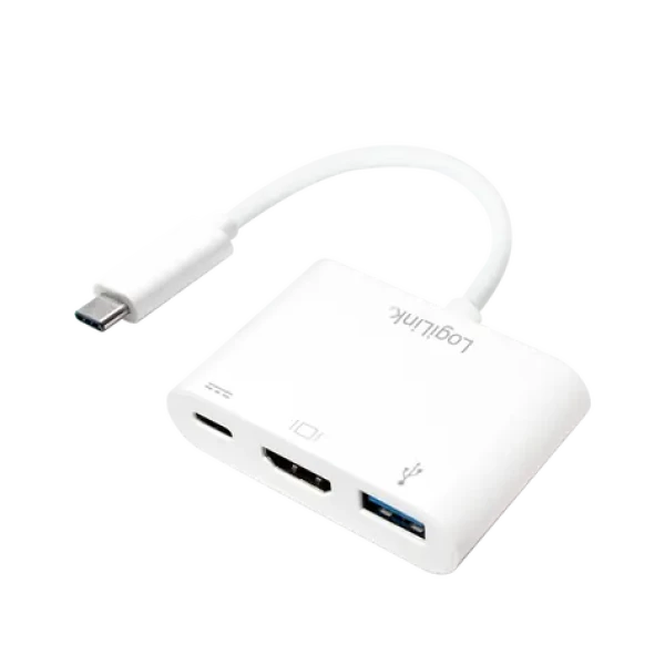 LogiLink UA0258 bílá / USB-C Hub / 1x USB-C / 1x USB-A / 1x HDMI (UA0258)