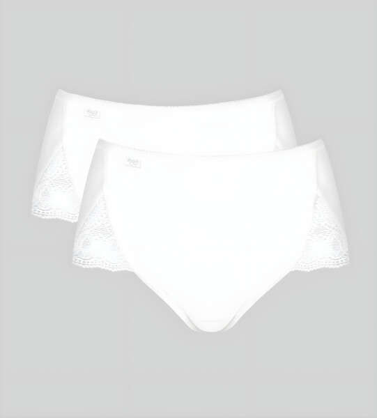 Dámské kalhotky Sloggi Pure Sense Luxe Maxi C2P bílé WHITE 46