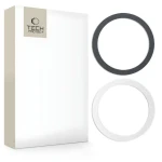 Tech-Protect MagMat černá/stříbrná / Magnetický kroužek MagSafe / univerzální / 2 ks