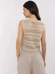 Jumper D93076J90849A béžový L/XL
