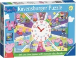 RAVENSBURGER Puzzle s hodinami Prasátko Peppa XL