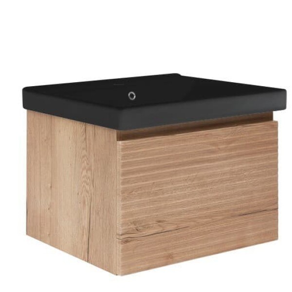 Koupelnová skříňka s umyvadlem Naturel Savona 78x43x45 cm dub mat SAVONA80DHU1B SAVONA80DHU1B