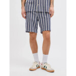Jack&Jones krátké tepláky JPSTJAIDEN COBA STRIPE JOG SHORTS REG SN 12274413 OCEAN CAVERN m