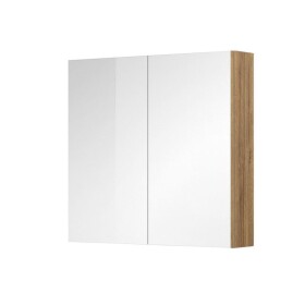 Mereo Koupelnová galerka 80 cm, zrcadlová skříňka, dub Riviera CN717GRN