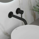 KLUDI - Bozz Umyvadlová baterie pod omítku, 2-otvorová instalace, černá mat 382453976