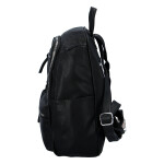 Módní dámský koženkový batůžek Sirina, černá