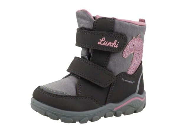 Dětské zimní boty Lurchi 63L1083001 grey-pink Velikost: 25
