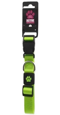 ACTIVE DOG Obojek pro psy Premium L limetka / Nylonový / 2,5x45-68 cm (0904-90164)