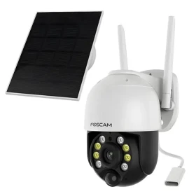 Foscam B4 bílá / Venkovní IP kamera / Bullet / 2560 x 1440 / IR / Wi-Fi / Solární panel / IP65 (B4)