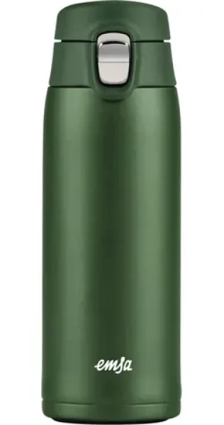 Emsa TRAVEL MUG light 0.4 l tmavě zelená / Termohrnek / nerezová ocel (N2151900)