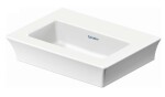 DURAVIT - White Tulip Umývátko 45x33 cm, bez otvoru pro baterii, bílá 0737450070