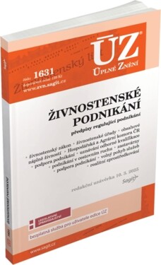 ÚZ 1631 Živnostenské podnikání