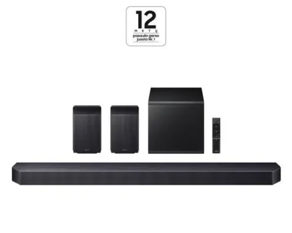 Samsung HW-Q930H/EN černá / 9.1.4 kanálový soundbar / 580 W / HDMI / Bluetooth / Wi-Fi / optický vstup (HW-Q930H/EN)